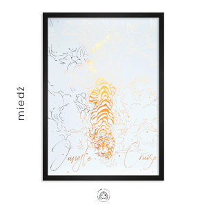 Plakat złocony - Jungle cruise - miedziany