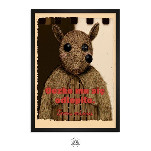 Oczko mu się odlepiło